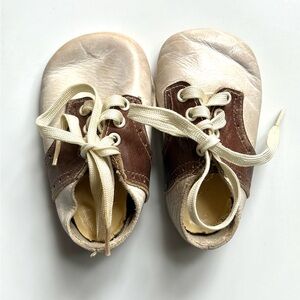 Vintage Leather Baby Shoes